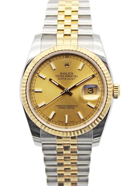 rolex fluted bezel 16233 116233|Rolex datejust 36 16233.